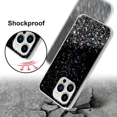 iPhone 14 PRO MAX Suojakuori Kotelo (Musta)