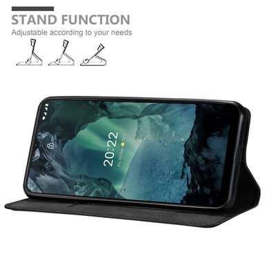 Nokia G11 / G21 Suojakuori Lompakkokotelo (Musta)