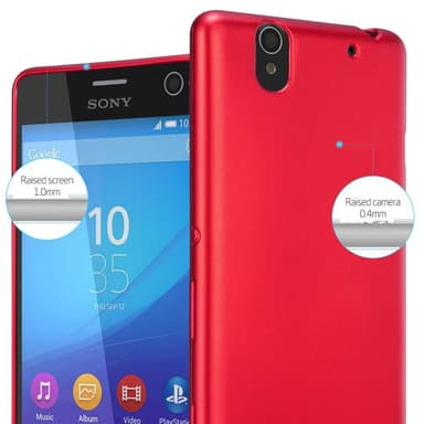 Sony Xperia C4 Suojakuori Kotelo (Punainen)