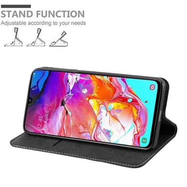 Samsung Galaxy A70 / A70s Suojakuori Case (Musta)