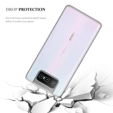 Asus ZenFone 7 Suojakuori Kotelo (Läpinäkyvä)