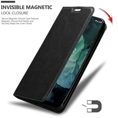 Nokia G11 / G21 Suojakuori Lompakkokotelo (Musta)