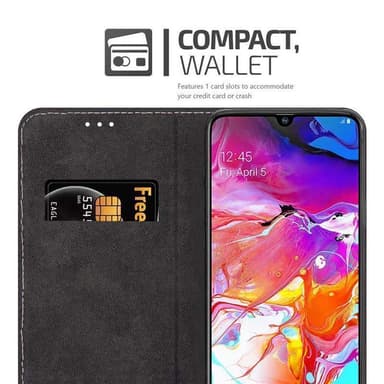 Samsung Galaxy A70 / A70s Suojakuori Case (Musta)