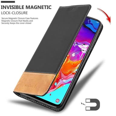 Samsung Galaxy A70 / A70s Suojakuori Case (Musta)