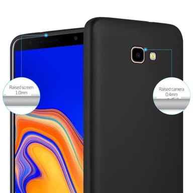 Samsung Galaxy J4 PLUS Suojakuori Kotelo (Musta)