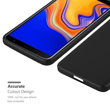 Samsung Galaxy J4 PLUS Suojakuori Kotelo (Musta)
