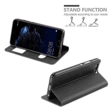 Lompakkokotelo Huawei P10 Case (Musta)