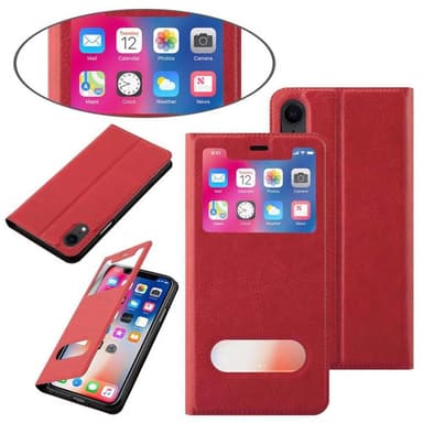 Lompakkokotelo iPhone XR Case (Punainen)