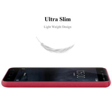 Nokia 5 2017 Suojakuori Kotelo Case (Punainen)