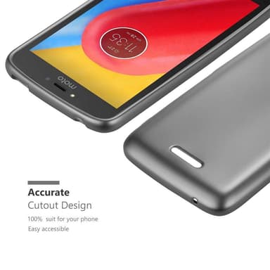 Motorola MOTO C PLUS Suojakuori Kotelo (harmaa)
