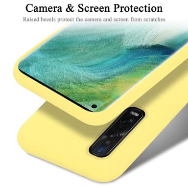 Oppo FIND X2 PRO Suojakuori Kotelo (Keltainen)