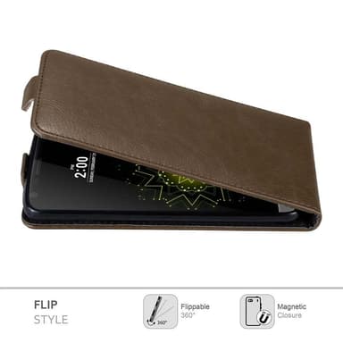 LG G5 Suojakuori Lompakkokotelo (Ruskea)
