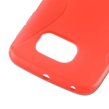 Samsung Galaxy S6 EDGE Suojakuori Cover (Punainen)