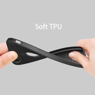 iPhone 6 / 6S Suojakuori Case Cover (Musta)