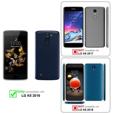 LG K8 2016 Suojakalvo Karkaistu lasi Näytönsuoja
