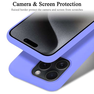 iPhone 15 PRO MAX Suojakuori Kotelo (Violetti)