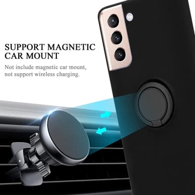 Samsung Galaxy S22 PLUS Suojakuori Kotelo (Musta)