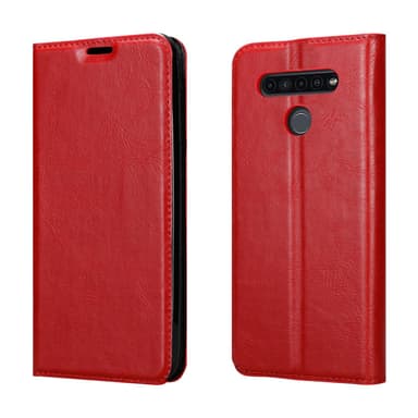 LG K41S Suojakuori Lompakkokotelo (Punainen)