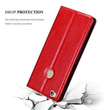 ZTE Nubia Z11 Suojakuori Lompakkokotelo (Punainen)