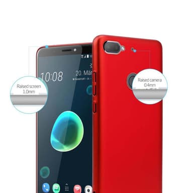 HTC Desire 12 PLUS Suojakuori Kotelo Cover (Punainen)