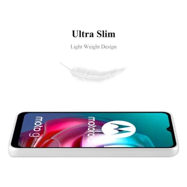 Motorola MOTO G10 / G30 Suojakuori Kotelo (Hopea)