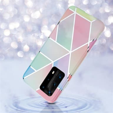 Huawei P40 Suojakuori Lompakkokotelo (Vaaleanpunainen)