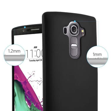 LG G4 / G4 PLUS Suojakuori Kotelo (Musta)