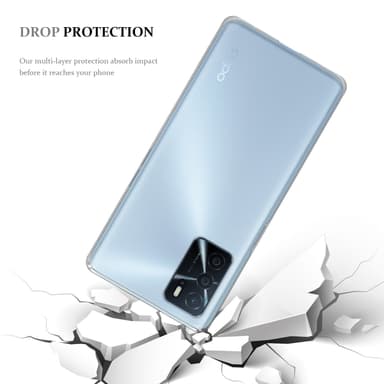 Oppo A16s / A54s Suojakuori Kotelo (Läpinäkyvä)