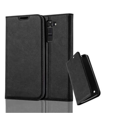 LG K7 2017 Suojakuori Lompakkokotelo (Musta)