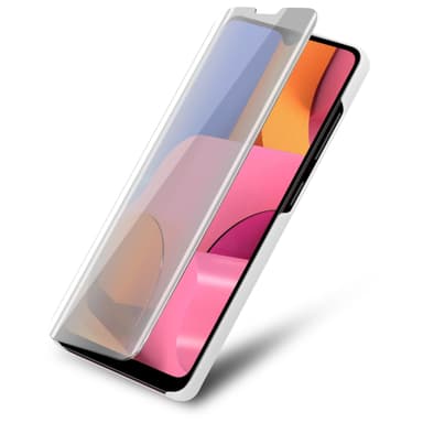 Suojakuori Samsung Galaxy A21 Lompakkokotelo (Hopea)