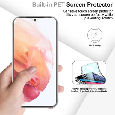 Samsung Galaxy S22 Suojakuori Cover (Läpinäkyvä)
