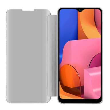 Suojakuori Samsung Galaxy A21 Lompakkokotelo (Hopea)