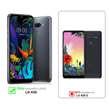 LG K50 Suojakalvo Karkaistu lasi Näytönsuoja