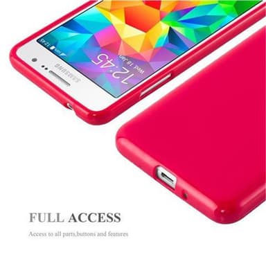 Samsung Galaxy GRAND PRIME Suojakuori Kotelo (Punainen)