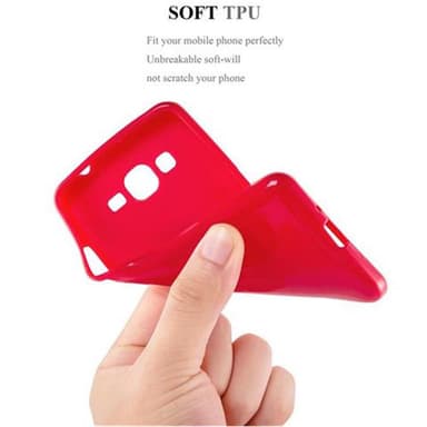 Samsung Galaxy GRAND PRIME Suojakuori Kotelo (Punainen)