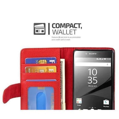 Sony Xperia Z5 Suojakuori Kotelo (Punainen)
