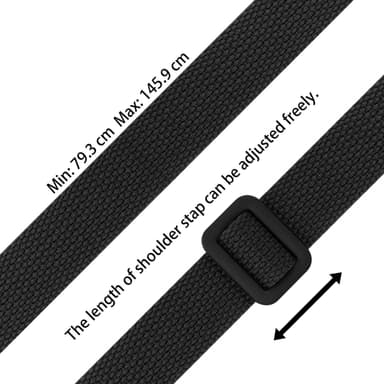 Suojakuori iPhone 11 PRO Kotelo Ketju (Musta)