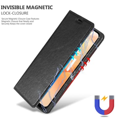 Realme C31 Suojakuori Lompakkokotelo (Musta)
