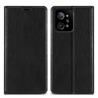 Realme C31 Suojakuori Lompakkokotelo (Musta)