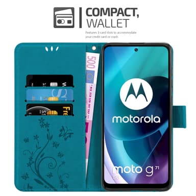Motorola MOTO G71 5G Suojakuori Lompakkokotelo
