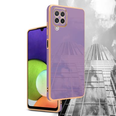Samsung Galaxy A22 4G Suojakuori Cover (Violetti)