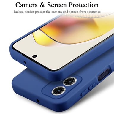 Motorola Moto G73 Suojakuori Kotelo Case (Sininen)