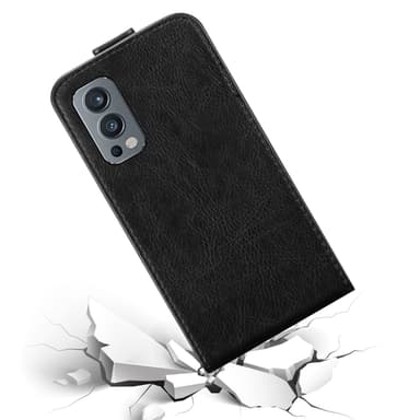OnePlus Nord 2 5G Suojakuori Lompakkokotelo (Musta)