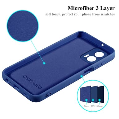 Motorola Moto G73 Suojakuori Kotelo Case (Sininen)