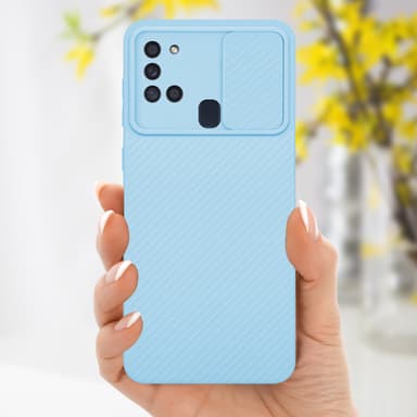 Samsung Galaxy A21s Suojakuori Kotelo (Sininen)