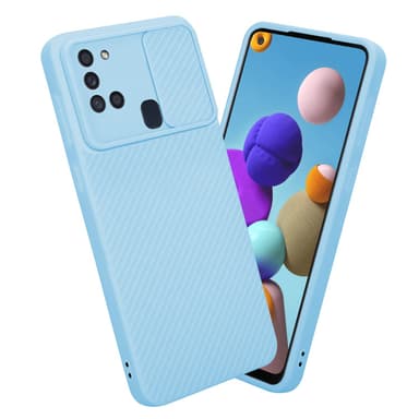 Samsung Galaxy A21s Suojakuori Kotelo (Sininen)