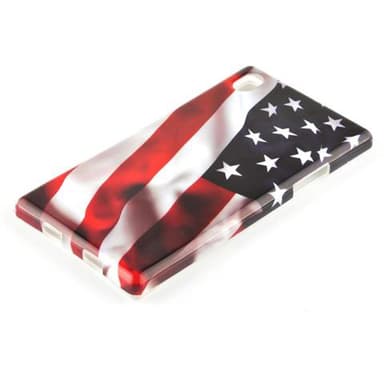 Sony Xperia Z1 Suojakuori Case Cover (Punainen)