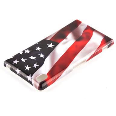 Sony Xperia Z1 Suojakuori Case Cover (Punainen)