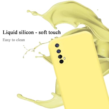 Realme 7 5G Suojakuori Kotelo Case (Keltainen)