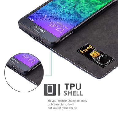 Samsung Galaxy ALPHA Suojakuori Case (Sininen)
